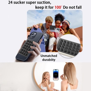 Funda de silicona con ventosa para teléfono, soporte adhesivo para celular, accesorios móviles, soporte de agarre para selfies, ¡se vende como pan caliente! - Product Image 4