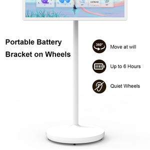 Portable LED White 32-Inch Smart <b>TV</b> <b>Android</b> 15.0 8+128 Gaming Tablet FHD Resolution 10000mAh Battery for Meetings Reservations L - Product Image 6