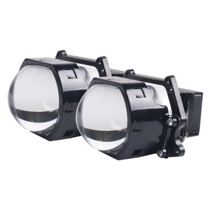 SANVI New P2 3 Inch matrix Bi <b>Led</b> Projector Lens Headlight 3.0 for Car <b>Halogen</b> Bulbs <b>Replacement</b> square Shape <b>Led</b> Headlights - Product Image 2