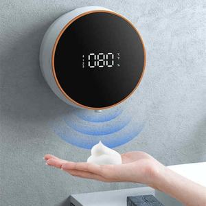 Distributeur de savon mural électrique intelligent à induction automatique pour désinfectant pour les mains, avec logo personnalisé, nouveau modèle - Product Image 1