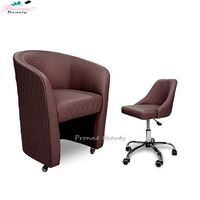 Équipement de spa à ongles table de manucure salon à ongles gris ensemble de chaises et de chaises techniques