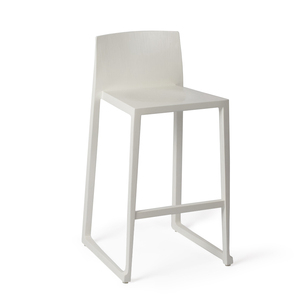 Luxury Modern Design Oak Solid Wooden <strong>Bar</strong> <strong>Stool</strong> High Dinning Chair with <strong>Replacement</strong> <strong>Seats</strong> for Restaurants - Product Image 3