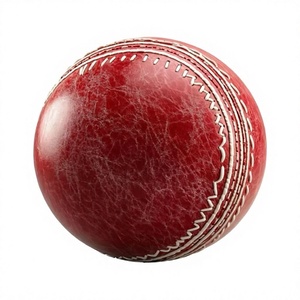 Balles de cricket personnalisées avec logo, cousues à la main, en cuir écologique, fermeture à boucle ambidextre, épaisseur 13-16 mm - Product Image 4