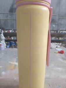 Gran <span class=keywords><strong>copa</strong></span> de fibra de vidrio escultura personalizada <span class=keywords><strong>gigante</strong></span> simulación ventosa modelo resina estatua sala de exposición Decoración - Product Image 4