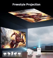 Mise à jour Android 14 Système Mini Smart Phone WiFi Haut-Parleur LED LCD Portable Cadeau De Poche Enfants Vidéo Home Cinéma Projecteur