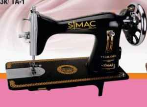 Machine à coudre industrielle à point droit SIMAC pour la fabrication de vêtements et la couture, disponible au prix export. - Product Image 3