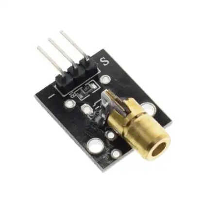 Smart Electronics New KY-008 3pin 650nm Red Laser Transmitter Dot Diode Copper Head Module for AVR PIC DIY