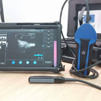 LHWBS100 veteriner kablosuz ultrason sistemi sığır at eşek Vet ultrason rektal prob ile Tablet monitör