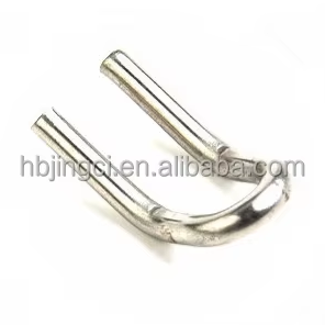 Adaptador de gancho en <span class=keywords><strong>U</strong></span> universal pequeño de acero inoxidable personalizado para tubo de escape de motocicleta y scooter, embalado en bolsa - Product Image 2