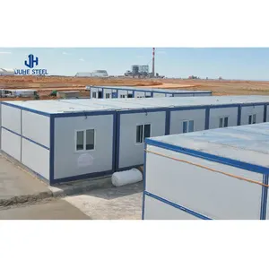 Prefab container houses ready to living for real estate constructed large worker dormitory in uae