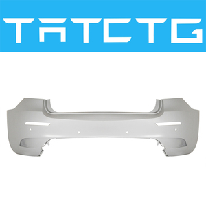 Kits de carrosserie TaTcTg X6 <span class=keywords><strong>E71</strong></span> à X6M pare-chocs arrière pour BMW X6 <span class=keywords><strong>E71</strong></span> E72 couvercle de pare-chocs arrière diffuseur arrière PU + FRP/fibre de carbone 2008-2014 ans - Product Image 2