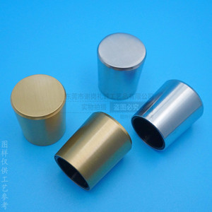 Custom Made Brass <b>Bottle</b> Caps 23x28mm <b>Brushed</b> Flat Lids For Cosmetics Essential Oil Perfume <b>Bottles</b> Reusable - Product Image 3