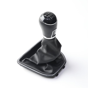 Palanca de Cambios Manual de Cuero PU Negro para Caddy 4 IV MK4 2015-2019 MT, 5/6 Velocidades - Product Image 3