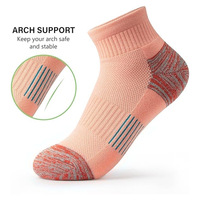 Chaussettes de sport unisexe taille 45 pour couples transfrontaliers - Course à pied et basketball, absorbant la transpiration, respirantes, en polyester et coton