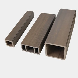 Pantalla de madera con tapa resistente al fuego sin grietas, menos decoloración, pared compuesta, fachada, tubo de persianas WPC para exteriores - Product Image 3