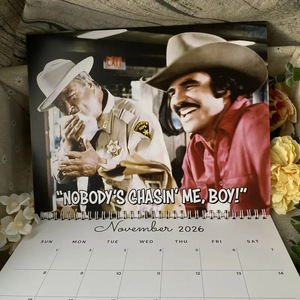 Buford T Justice 2026 Wall Calendar A <b>Year</b> Of Sheriff Justice Monthly <b>Planner</b> For Home Office Desk Decor Gift - Product Image 4