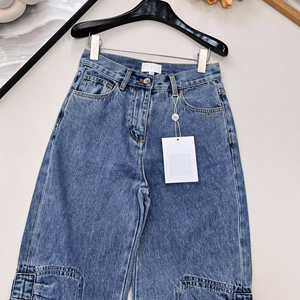 Women High Waist Vintage Wide Leg Jeans Classic Medium Wash Loose Fit Denim <b>Pants</b> Casual Daily Streetwear Long Trousers - Product Image 1