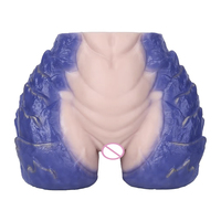 Poupées sexuelles réalistes avec double canal vaginal et anal texturé, vagin de poche transparent, gros fessiers, jouets pour adultes pour hommes, masturbation