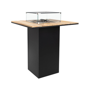 Mesa de <span class=keywords><strong>Chimenea</strong></span> a Gas, Construcción de Hierro, Calentador Portátil para Interiores/Exteriores con Pinchos, Recubrimiento en Polvo, para Jardín y Fiestas - Product Image 1