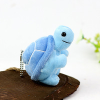 Mignon petit sac Kawaii doux sac à dos pendentif tortue Animal peluche poupée porte-clés tortue peluche porte-clés pour cadeau de Promotion