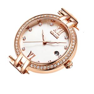 Reloj de Lujo para Mujer Scotttie 9611C, Alta Calidad, Resistente al Agua, con Incrustaciones de Diamantes, Esfera de Nácar de 32 mm - Product Image 1