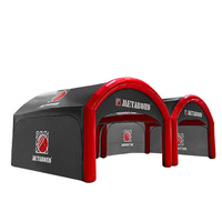 Tente de camping d'été pliable super grande, imperméable et isolante en PVC personnalisée gonflable pour l'extérieur