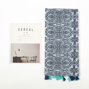 Vente chaude Mode Longue <span class=keywords><strong>Femme</strong></span> Écharpe Fleur et Géométrie Imprimé Hijab Viscose Glands Châle - Product Image 4