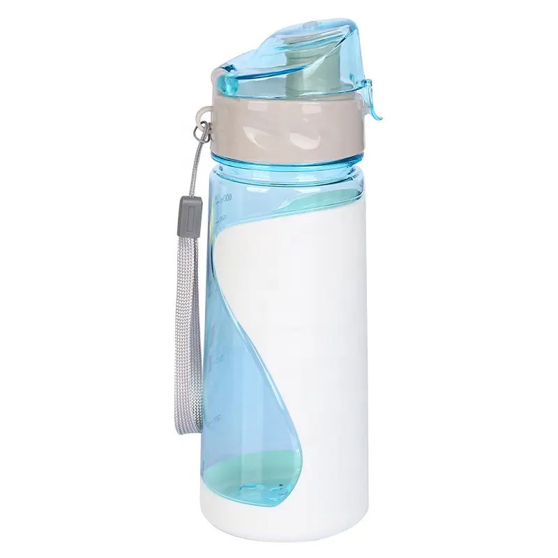 CYプラスチックカップスポーツカップ屋外ポータブルカーサクションロゴケトルカップカラフルなボトル保水プラスチックボトル