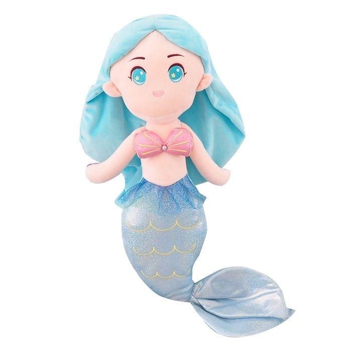 Serie a due colori-capelli blu