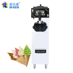 KLS-S12 tek lezzet yumuşak dondurma makinesi masa üstü yumuşak hizmet dondurma makinesi fabrika fiyat