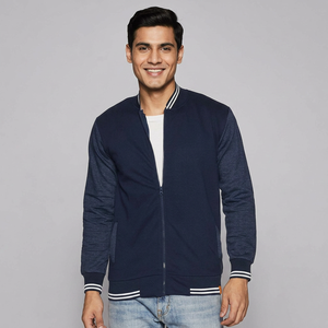Wholesale Cheap Price Varsity <b>Jackets</b> For Men's Latest Design Best Quality <b>Fleece</b> Body CollegeBaseballjacket for men - Product Image 1