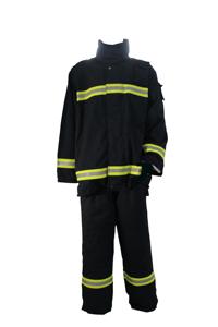Ensemble de combinaison de pompier NOMEX haute performance Fangzhan |   Équipement d'urgence ignifuge, imperméable et résistant à la chaleur Jaune/Bleu foncé - Product Image 2