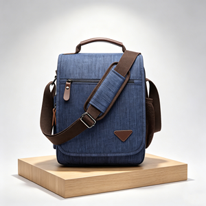 Bolso Bandolera de Poliéster Impermeable Estilo Coreano para Hombre, Moderno y Casual, Venta al Por Mayor - Product Image 2