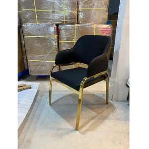 Silla Francesa Plegable Moderna Personalizable en Color, Minimalista, Tradicional, de Cuero/Metal/Madera/PU, Ajustable, para Salón de Belleza - Product Image 4
