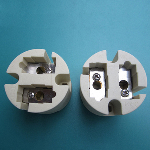 Ổ Cắm Đèn Bằng Gốm <span class=keywords><strong>G22</strong></span> Ổ Cắm Ánh Sáng 500V 20A Công Suất Cao Đèn Chiếu Phim Sân Khấu Hàng Hải - Product Image 1