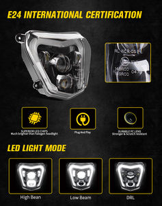 Pour 2013-2017 <span class=keywords><strong>KTM</strong></span> <span class=keywords><strong>Duke</strong></span> 690R Emark supermoto led phare blanc DRL pour 2012-2019 <span class=keywords><strong>KTM</strong></span> <span class=keywords><strong>Duke</strong></span> <span class=keywords><strong>690</strong></span> dirt bike phare - Product Image 3