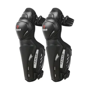 Genouillères de <span class=keywords><strong>moto</strong></span> rembourrées chaudes respirantes réglables antidérapantes avec protection tout-terrain en polyester et nylon fermeture à boucle - Product Image 1