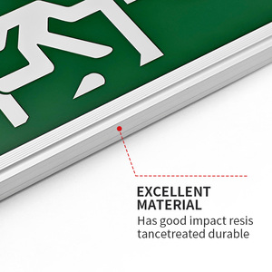 Customized <strong>Exit</strong> Sign Light with 600 MAh Ni-cd Two Side Fire Safety Escape <strong>Exit</strong> Sign Light XJW-03D Industrial 100-240V 3W LED - Product Image 6
