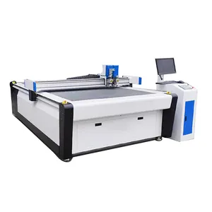 Couro automática tecido CNC vibrando faca corte máquina