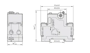 Brand Direct Supply NXBLE-63Y RCBO 1P+N 6A 10A 16A 25A 32A 40A 63A Residual Current Operated Circuit Breaker