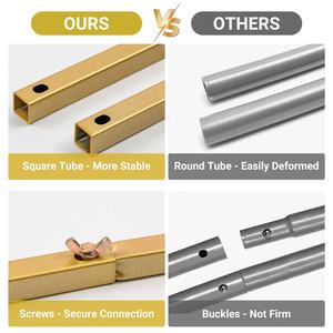 Supporto ad <span class=keywords><strong>Arco</strong></span> Quadrato per Sfondo da Matrimonio Decorazione per Interni <span class=keywords><strong>Arco</strong></span> in Metallo e Ferro da 6 Piedi per Palloncini - Product Image 4