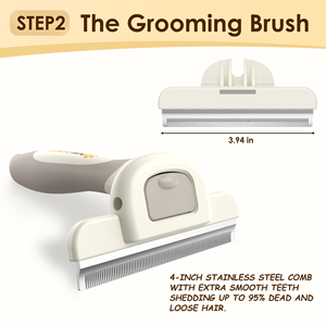 Kit de toilettage pour animaux de compagnie 3 en 1, outils de toilettage pour animaux de compagnie, ensemble d'outils de démêlage pour chiens et chats - Product Image 3