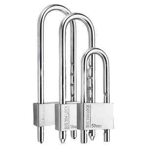 Xách Tay 304 Thép Không Gỉ Hình Chữ U Khóa Key Chống Thấm Nước Chống Trộm Cho Khách Sạn Hội Thảo Nhập Glass Cửa Ra Vào Sân Cửa - Product Image 2