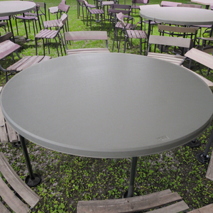 Hitree ngoài trời gấp nhựa tổ Dạ tiệc bảng 4ft 5ft 6ft Dã Ngoại trại bên bàn ăn xử lý thổi đúc gấp trong nửa công viên - Product Image 4