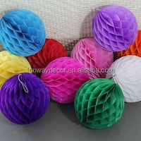 Lanterne en papier réutilisable faite main DIY, boules en nid d'abeille décoratives, décoration murale pour fête de remise de diplôme, Diwali, Pâques, Noël