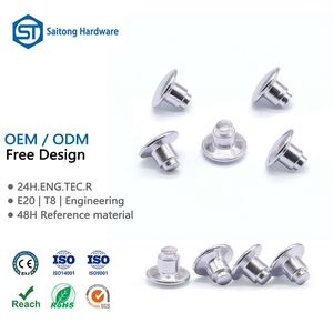 Rivets à tête personnalisée en fer blanc zingué Saitong ST-0033, norme ISO, fabricant OEM pour l'assemblage de machines automobiles - Product Image 1