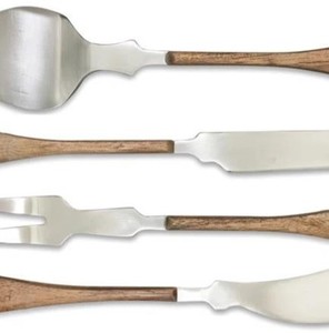 Juego de cuchillos para queso de 4 piezas de Metal con mango de madera duradero y de moda Venta personalizada - Product Image 2