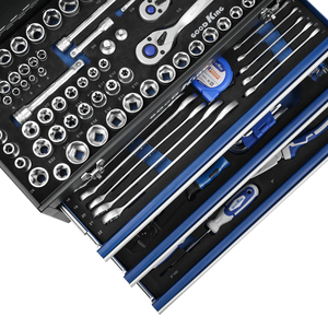 Juego de Herramientas de 408 Piezas 1/2 3/8 1/4 72T con Llave de Tubo en Caja de Metal para Reparación de Automóviles, Juego de Herramientas Manuales Mecánicas - Product Image 4