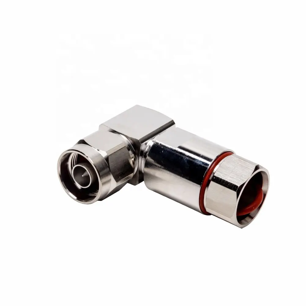 RF right angle Connector N-Male for 1/2 Coaxial Cable