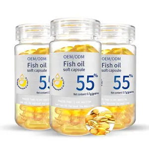 OEM Private Label Omega 3 Fish Oil 250 Softgel High Concentrate 1000mg 18/12